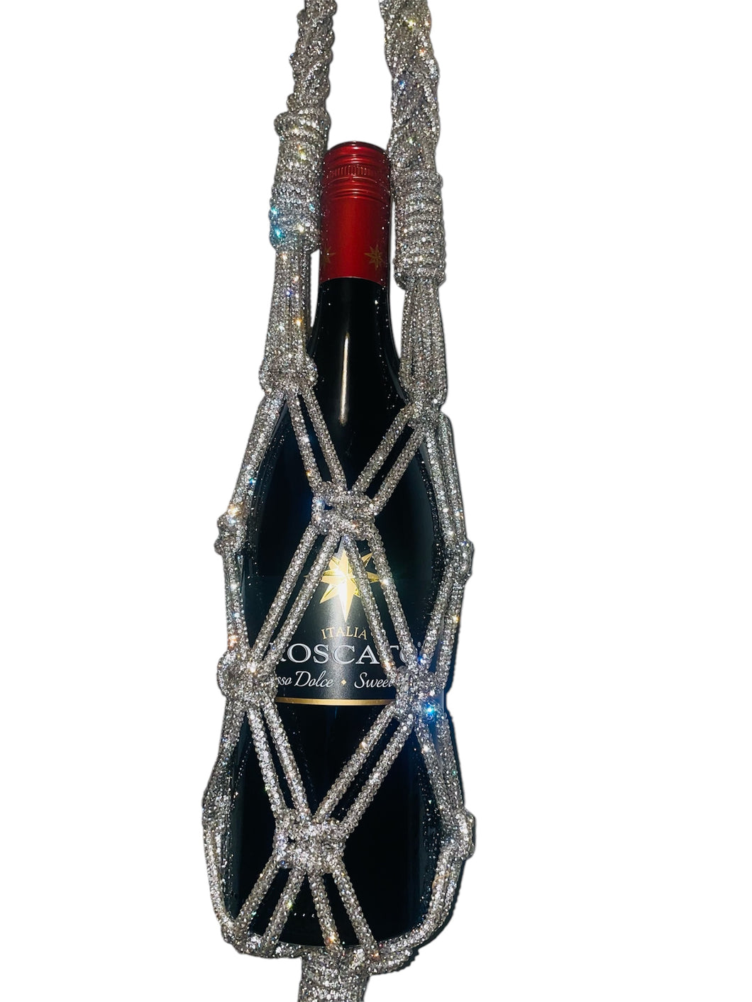 Glitz wine bottle holder