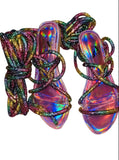 Glitz Girls Rainbow Flat sandals