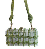 Glitz Clutch Diamond Lock