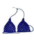 Starlight Glitz Bikini top/ Bralette- Blue Crystal