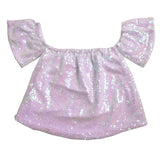 Girls Glitz shirt Iridescent