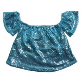 Girls Glitz shirt Teal